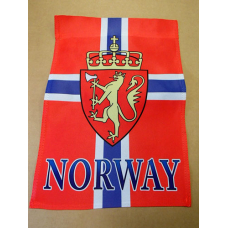 Garden Flag - Norway Flag with Crest